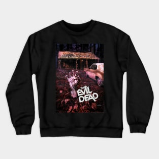 THE EVIL DEAD (1981) - Painted Poster (with title treatment) Crewneck Sweatshirt